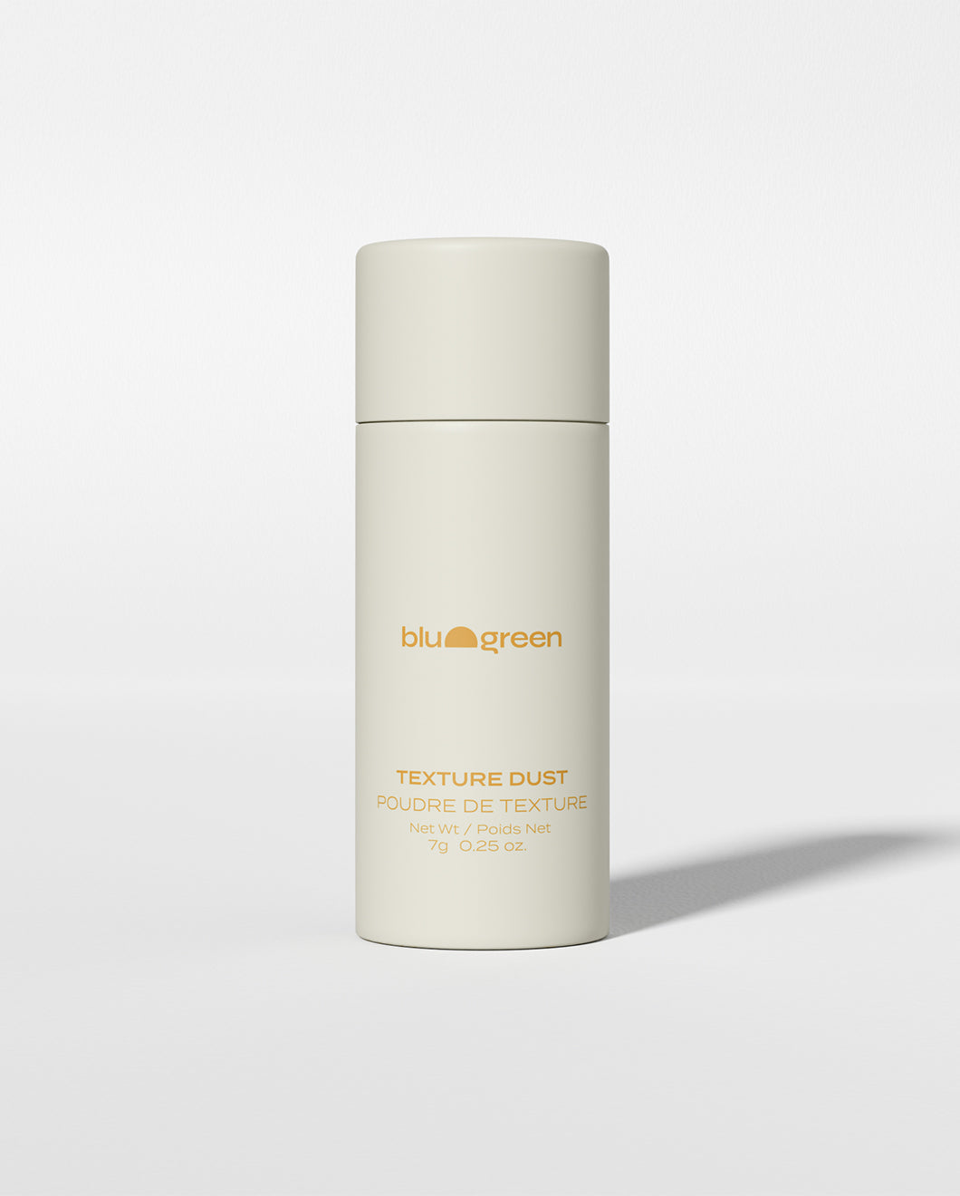Eco-friendly Blu & Green Texture Dust, aerosol-free 7g styling powder for effortless volume and hold.