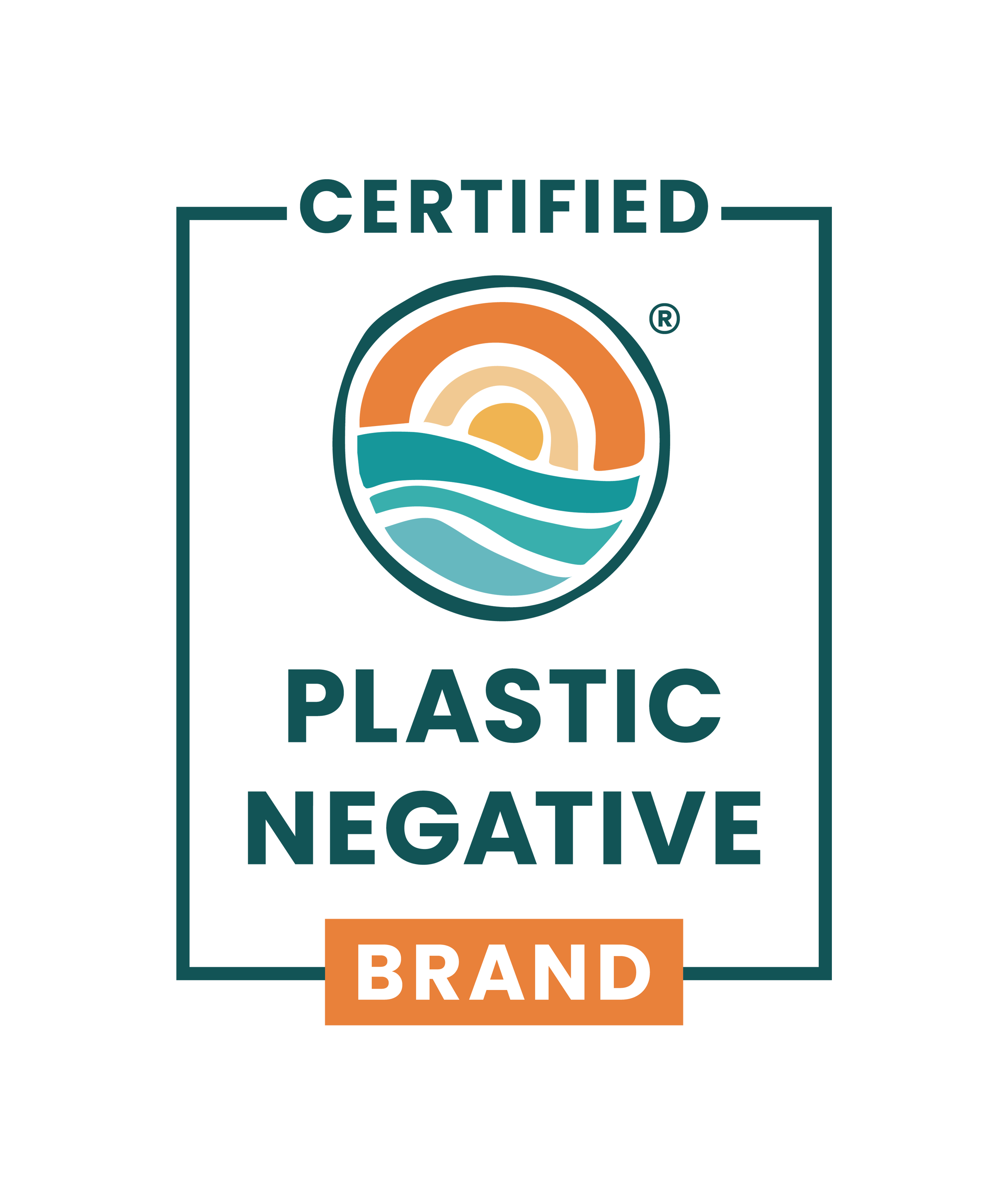 rePurpose plastic negative brand logo in color