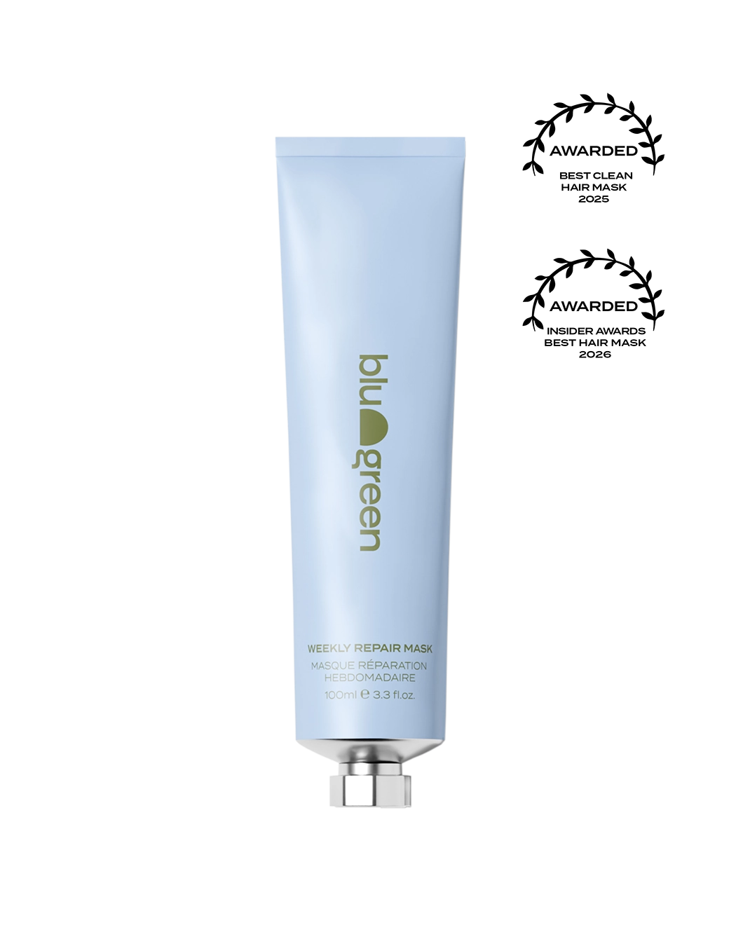 Blu & Green Weekly Repair Mask. Award-winning deep conditioning hair repair mask