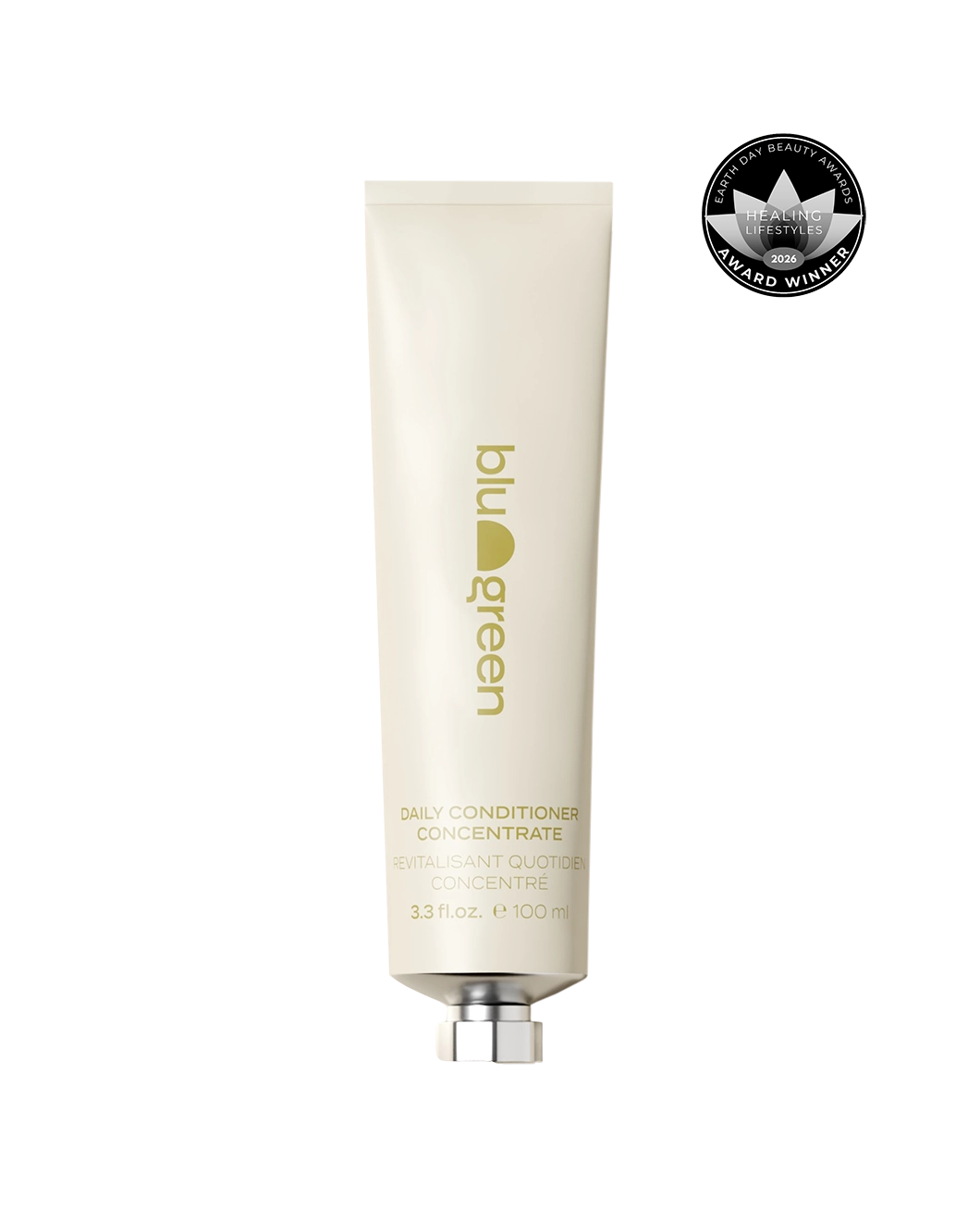 Blu & Green Daily Conditioner Concentrate. Award-winning clean conditioner in a 100ml aluminum tube