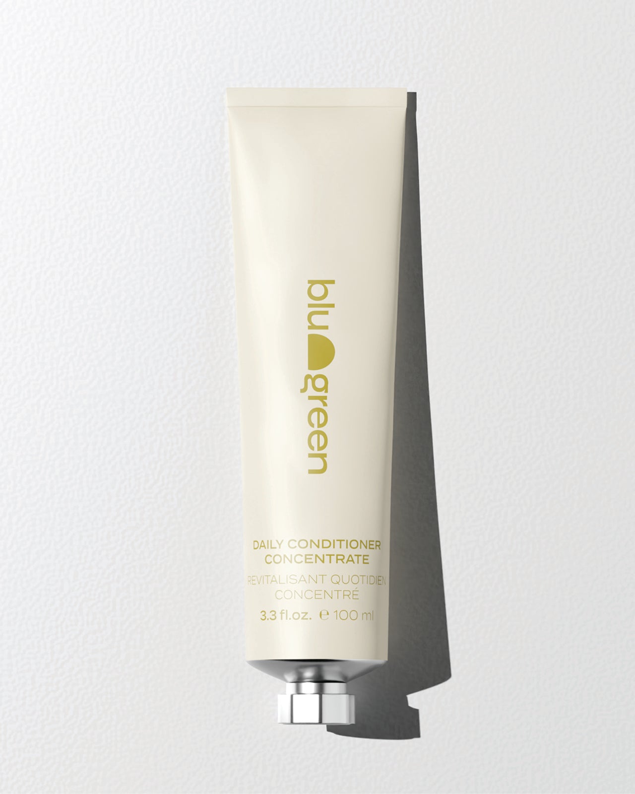 Blu & Green Daily Conditioner Concentrate in 100ml eco-friendly aluminum tube, sustainable hair care.