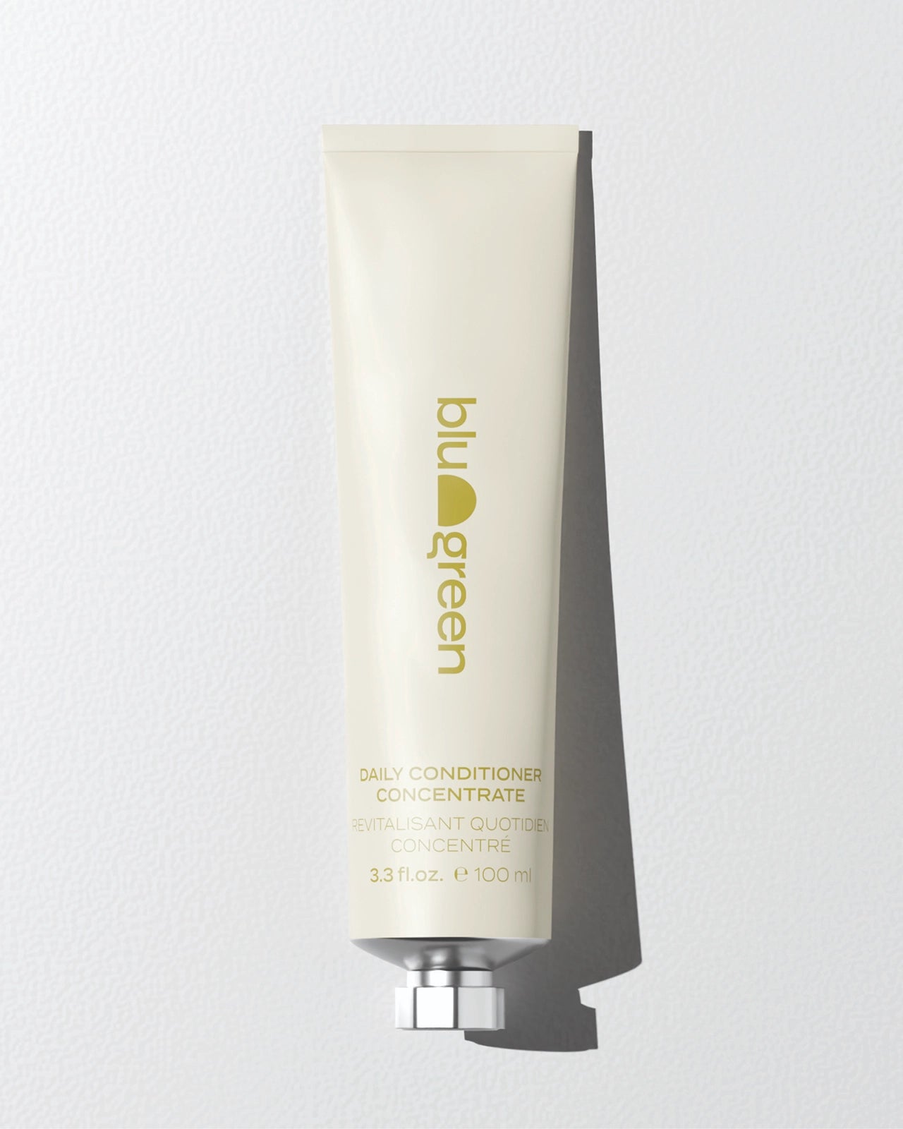 Blu & Green Daily Conditioner Concentrate in 100ml eco-friendly aluminum tube, sustainable hair care.